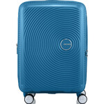 American Tourister Curio 2 Small/Cabin 55cm Hardside Suitcase Pacific Blue 45138 - 1