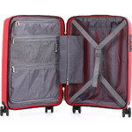 Qantas New York Small/Cabin 55cm Hardside Suitcase Red QF27S - 5