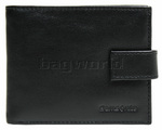 Samsonite RFID Blocking Leather Wallet with Flap and Coin Pocket Black 50903