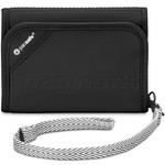 Pacsafe RFIDsafe V125 RFID Blocking Tri-fold Wallet Black 10558