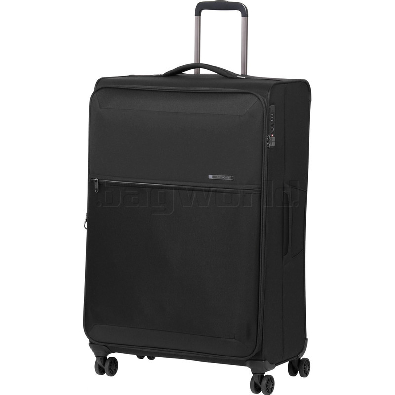 large black it suitcase