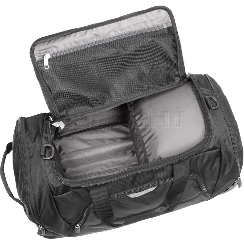 Bagworld Australia Shop Viewing Samsonite Albi Small Cabin 55cm Wheel Duffel Black 04350