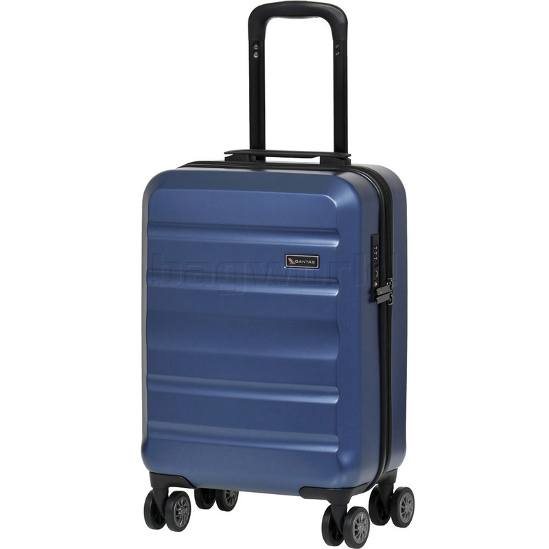 small blue suitcase