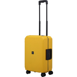 yellow small suitcase