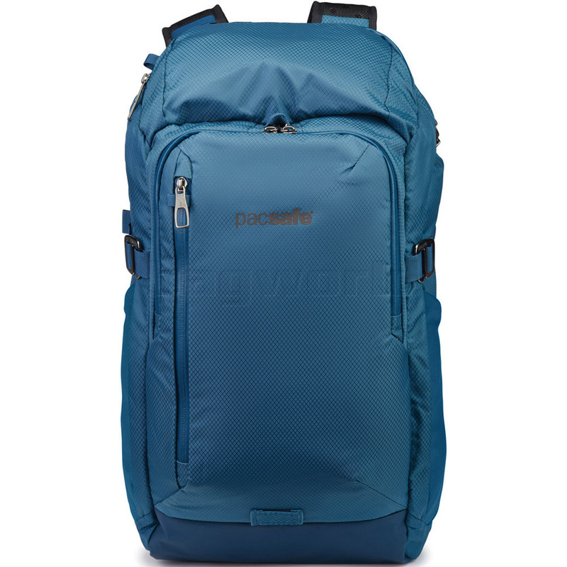 anti theft backpack blue