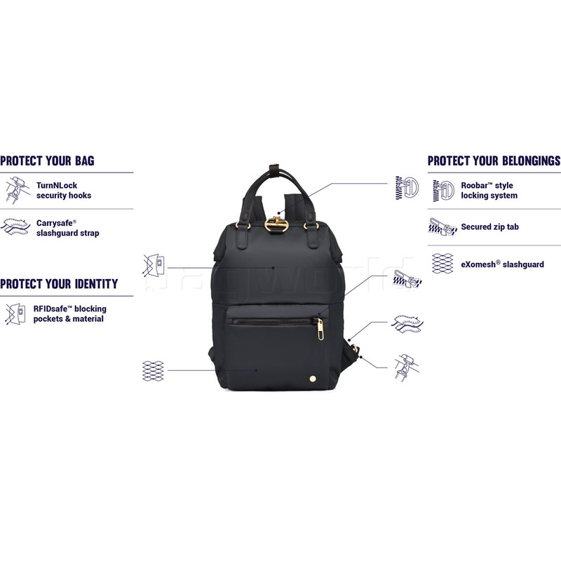 pacsafe citysafe cx mini backpack