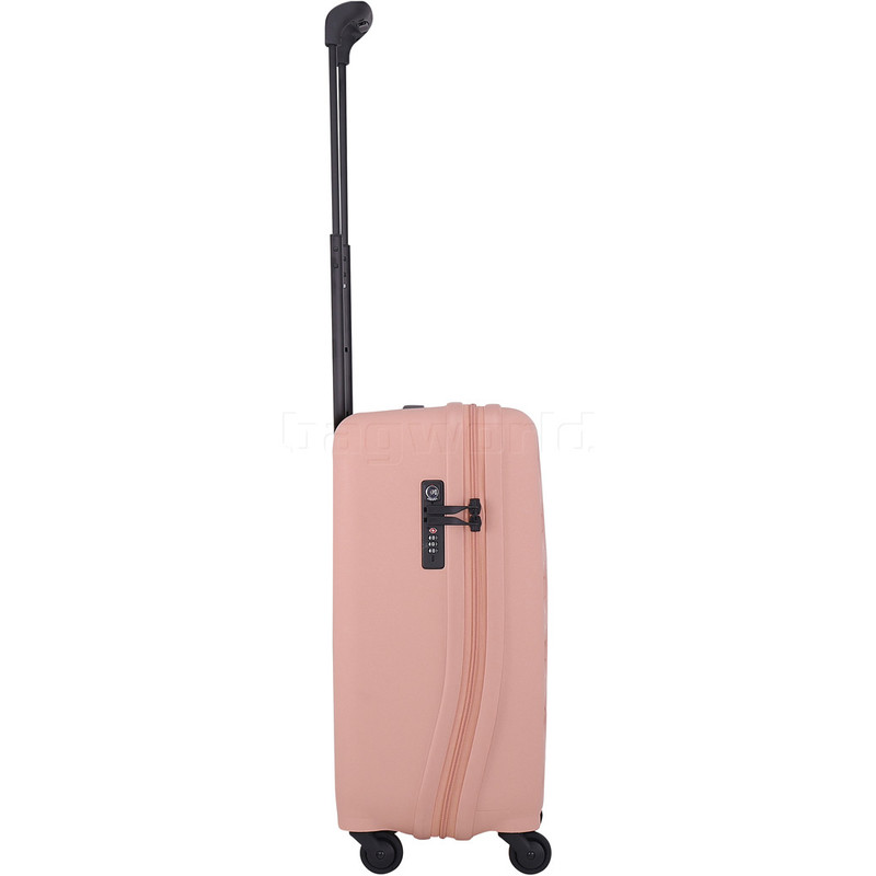 pink cabin size suitcase