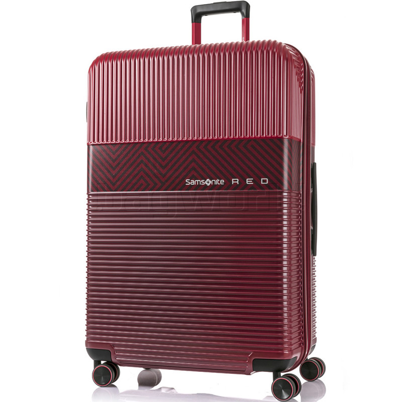 samsonite red luggage