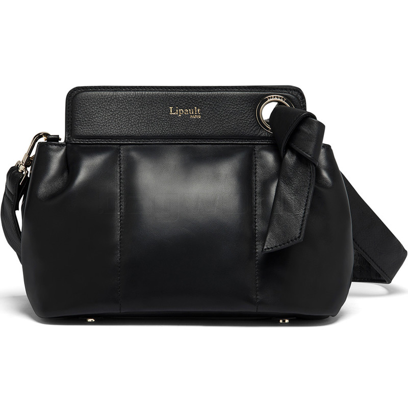 Bagworld Australia Shop Viewing Lipault Noelie Leather Crossbody Bag Black 25822