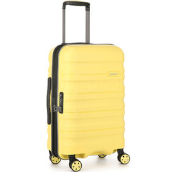 small yellow suitcase