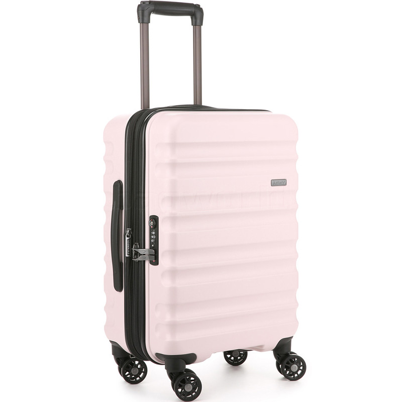 small pink suitcase