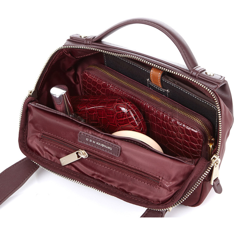 samsonite red crossbody bag