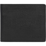 Cellini Men's Shelby RFID Blocking Double Leather Wallet Black MH202