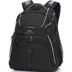 High sierra backpack suspension strap outlet system