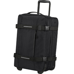 American Tourister Urban Track Small/Cabin 55cm Drop Bottom Wheel Duffel Asphalt Black 43163