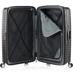 American Tourister Squasem Hardside Suitcase Set of 3 Black 45745, 45746, 45747 with FREE Digital Luggage Scale 12775 - 5