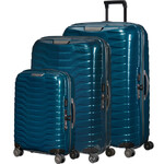 Samsonite Proxis Hardside Suitcase Set of 3 Petrol Blue 26035, 26042, 26043 with FREE Digital Luggage Scale 12775