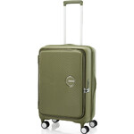 American Tourister Curio Book Opening Medium 68cm Hardside Suitcase Khaki 48233
