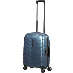 Samsonite Attrix Small/Cabin 55cm Hardside Suitcase Steel Blue 46116