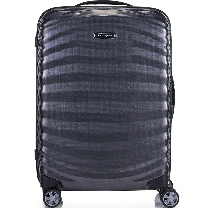 Bagworld Australia Shop Viewing Samsonite Lite Shock Sport Small Cabin 55cm Hardsided Suitcase Black 49855