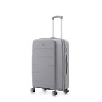 Qantas Noosa Medium 65cm Hardside Suitcase Silver QF23M