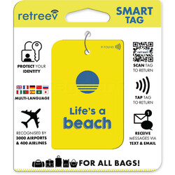 Retreev Smart Tag Life's a Beach SMART