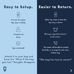 Retreev Smart Tag Eat Sleep Fly Repeat SMART - 4