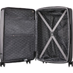 Qantas Rome Medium 66cm Hardside Suitcase Black QF25M - 5