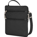 Travelon Classic Anti-Theft Slim Double Zip Crossbody Bag Black 43116 - 1