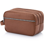 Samsonite Classic Leather Toiletry Kit Cognac 53091