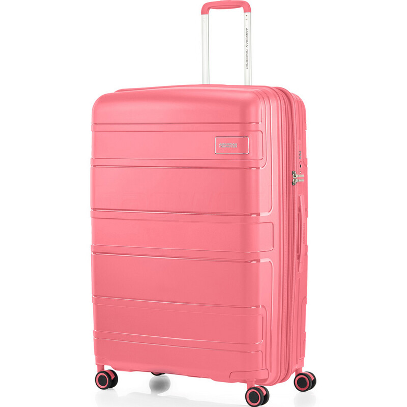 Bagworld Australia Shop Viewing American Tourister Light Max Large 82cm Hardside Suitcase Pink Blush 48200