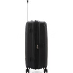 Qantas New York Medium 66cm Hardside Suitcase Black QF27M  - 4