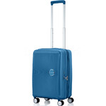 American Tourister Curio 2 Small/Cabin 55cm Hardside Suitcase Pacific Blue 45138