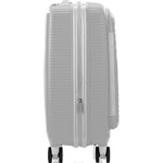 American Tourister Curio Book Opening Small/Cabin 55cm Hardside Suitcase Cool Grey 53568 - 4