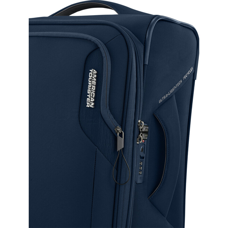 Bagworld Australia Shop Viewing American Tourister Applite 5 Small Cabin 55cm Softside Suitcase Navy 53197