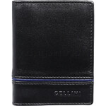 Cellini Men's Alpha RFID Blocking Credit Card Leather Wallet Black MH230