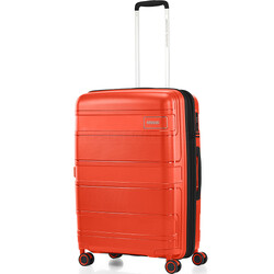 American Tourister Light Max Medium 69cm Hardside Suitcase Flame Orange 48199