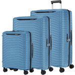 Samsonite Upscape Hardside Suitcase Set of 3 Ocean Blue 43108, 43110, 43111 with FREE Digital Luggage Scale 12775