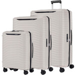 Samsonite Upscape Hardside Suitcase Set of 3 Stone Grey 43108, 43110, 43111 with FREE Digital Luggage Scale 12775