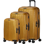 Samsonite Major-Lite Hardside Suitcase Set of 3 Saffron Yellow 47117, 47119, 47120 with FREE Digital Luggage Scale 12775