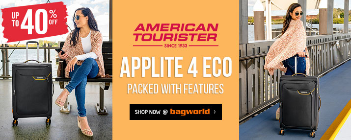 American Tourister Applite 4 Eco Luggage @ Bagworld