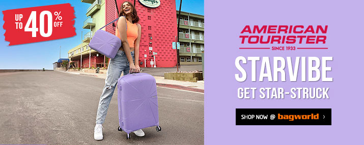 American Tourister Starvibe Luggage @ Bagworld