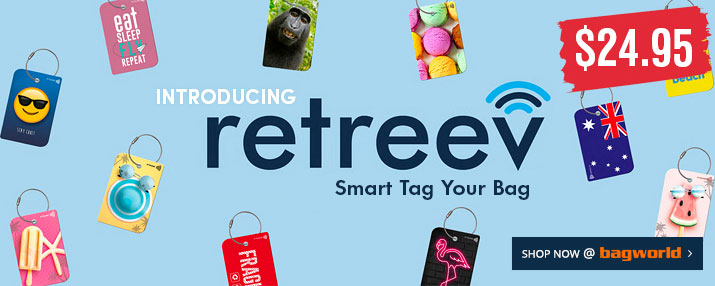 Retreev Smart Bag Tag @ Bagworld