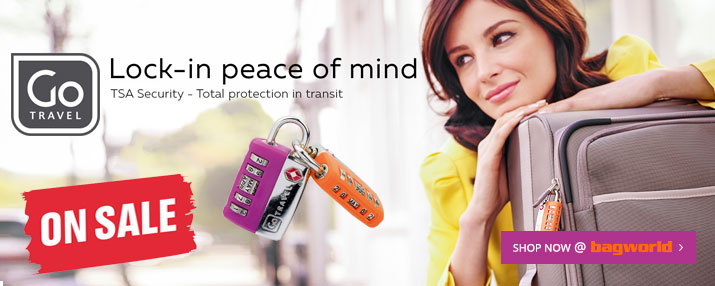 Go Travel Luggage Locks @ Bagworld